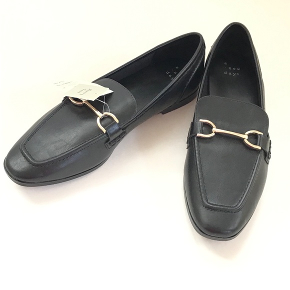 A NEW DAY Laurel Loafers Slip On Flat Black Women’s Size 6 - Picture 16 of 16